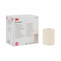 3M 1528-3 Microfoam Foam/Acrylic Adhesive Medical Tape, 3 in x 5-1/2 yd, White (RL/1)