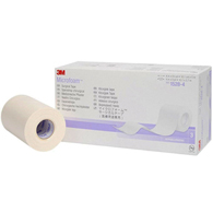 3M 1528-4 Microfoam Foam/Acrylic Adhesive Medical Tape, 4 in x 5-1/2 yd, White (RL/1)