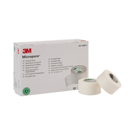 3M Micropore 1530-1-3M Micropore Paper Medical Tape, 1 Inch x 10 Yard, White, Paper Tapes (CS)