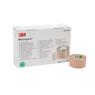 3M Micropore 1533-1-3M Micropore Paper Medical Tape, 1 Inch x 10 Yard, Tan, Paper Tapes (CS)