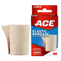 3M 207603 Ace Single Hook & Loop Closure Elastic Bandage, 3 in Width (CS/72)