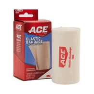 3M 207604 Ace Single Hook & Loop Closure Elastic Bandage, 4 in Width (CS/72)
