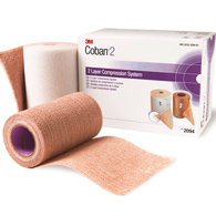 3M 2094N Coban 2 Self-Adherent/Pull On Closure Two-Layer Compression Bandage System (BX/1 KT)