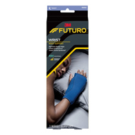 Futuro 3M 48462ENR-Futuro Night Wrist Brace, Left or Right Hand, Navy Blue, Adult 5-1/4" to 9", Wrist & Hand (CS/12)