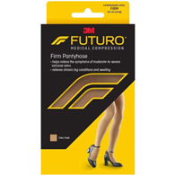 3M Futuro 71030EN Medical Compression Firm Pantyhose, Nude, Large (Pair)