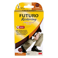 3M Futuro 71036BLEN Compression Socks, Calf High, Black (Pair)