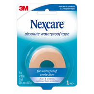 3M 731 Nexcare Absolute 1 in x 5 yd Waterproof Medical Tape (BG/3)