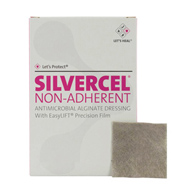 3M 800408 Silvercel Antimicrobial 4 x 8 in Silver Alginate Dressing (EA/1)