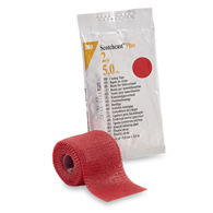3M 82002R Scotchcast Plus 2 in x 4 yd Cast Tape, Red (BX/10)