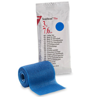 3M Scotchcast Plus 3M 82003B Scotchcast Plus Blue Cast Tape, 3 in x 4 yd, Cast & Splint Bandages & (CS/10)