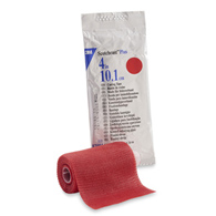 3M Scotchcast Plus 82004R Scotchcast Plus Red Cast Tape, 4 in x 4 yd, Cast & Splint Bandages (CS/10)
