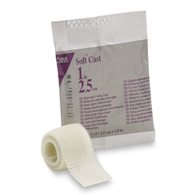 3M Scotchcast Soft Cast 3M 82101 Scotchcast Soft Cast Tape, White, 1 in x 6 ft, Cast & Splint (BX/10)