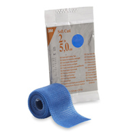 3M Scotchcast Soft Cast 3M 82102B Scotchcast Soft Cast Tape, Blue, 2 in x 12 ft, Cast & Splint (CS/10)
