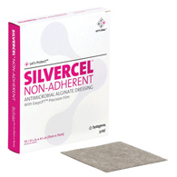 3M Silvercel 900404 Silver Alginate Dressing, Non-Adherent, 4-1/4 x 4-1/4 in (BX/10)
