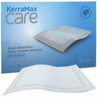 3M PRD500-1174 KerraMax Care Gentle Border Super Absorbent Dressing, 4 x 4 (CS/190)