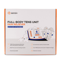 Sensiv Full-Body Acutens SENTENSF-Sensiv Full-Body TENS Pain Relief Therapy with Foot Attachment, Ph