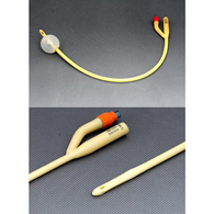 AMSure Amsino AS41018-AMSure Silicone Coated Latex Foley Catheter, 18 Fr, 5cc, Indwelling Catheters 