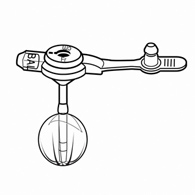 MIC-Key Avanos Medical 0120-20-2.5-Mic-Key Low Profile Gastrostomy Feeding Tube Kit, 20 Fr., 2.5 cm 