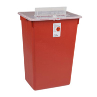 Sharps-A-Gator Cardinal 31143665-Sharps-A-Gator Multi-purpose Sharps Container, 10 Gallon, 15 x 21