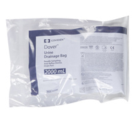 Dover Cardinal 6208-Dover Mono-Flo Urinary Drain Bag, Needle Port, Bags & Meter Bags (CS)