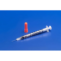 Monoject Cardinal 8881600350-Monoject Insulin Syringe with Needle, 29 Gauge, 1/2 Inch Needle Length,