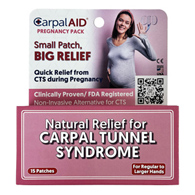 Carpal AID Patch Pregnancy Carpal AID LGP15PK-CarpalAid Patch Pregnancy Hand-Based Carpal Tunnel Sup
