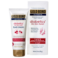 Gold Bond Ultimate Diabetics' Chattem 04116705400-Foot Moisturizer Gold Bond Ultimate Diabetics' 3.4