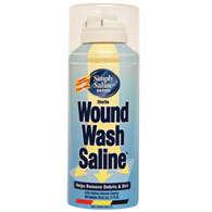 Simply Saline Wound Wash Church & Dwight 02260008553-Simply Saline Wound Wash, 90 mL Spray Can, Clea