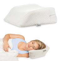 Firm Orthopedic Travel Pillow - Gray or White - 2 Sizes - Therapeutica FOM-131