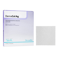 DermaCol/Ag DermaRite Industries 00502E-DermaCol/Ag Silver Collagen Matrix Dressing, 2 x 2 Inch, Col