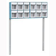 Detecto CAB12 12-Bin Organizer with Accessory Bridge