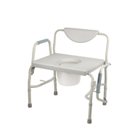 Drive Medical 11135-1 Bariatric Drop Arm Bedside Commode Chair