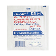 Ducare Gentell 82408-Ducare Sterile Gauze Sponge, 4 x 4 Inch, Sponges & Pads (CS) - Ducare Sterile G
