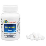 Geri-Care 864-06-HST HealthStar Melatonin Natural Sleep Aid (Case)