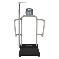Health o meter 1100KL-EHR Digital Platform Scale with Digital Height Rod