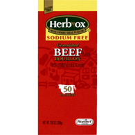 Herb-Ox Sodium Free Hormel Food Sales 23371-Herb-Ox Beef Bouillon Sodium Free Instant Broth, Oral Su