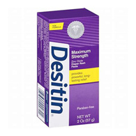 Desitin Maximum Strength J & J Sales 00501340004-Destin Maximum Strength Original Paste, 4oz., Moist
