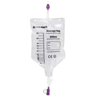ENFit MED Alliance Group DBP-500-Enteral Drainage Bag ENFit Without Tubing 500 mL Sterile ENFit Conn