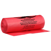 McKesson 03-4401-SAF-T-SEAL Infectious Waste Bag, 30-33 ga;, Biohazard Bags (CS) - SAF-T-SEAL Infect