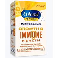 PolyViSol Mead Johnson 00087040203-PolyViSol Vitamin A Pediatric Multivitamin Supplement, Vitami