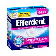 Efferdent Med-Tech Products 81483201586-Efferdent Denture Cleaner, 44 Tablets per Box, Cleaners (BX)