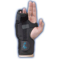 Med Spec Medical Specialties 223574-Boxer Fracture Brace Med Spec Aluminum / Felt Left Hand Black Me