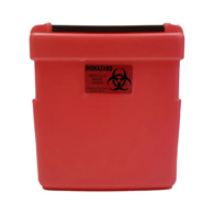 Nesar Systems Nesar 600R-Nesar Systems Replacement Radioactive Sharps Container, 1 Gallon, 8-1/2 x 4