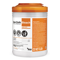 Sani-Cloth Bleach Professional Disposables P84172-Sani-Cloth Bleach Germicidal Disposable Wipes, Cle