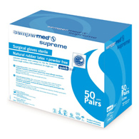 Sempermed Supreme Sempermed USA SPFP900-Sempermed Supreme Latex Surgical Glove, Size 9, Ivory, Exam 