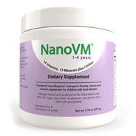 NanoVM 1 - 3 Years Solace Nutrition 1113-NanoVM 1  3 Years Pediatric Oral Supplement, 275-gram Jar,
