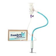 FreeArm Muscle Staley House FAM001001B-Feeding Tube / Infusion Bag Holder FreeArm Muscle Blue, Nutri