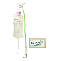 FreeArm Muscle Staley House FAM001001G-Feeding Tube / Infusion Bag Holder FreeArm Muscle Green, Nutr