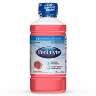 Pedialyte Classic Abbott Nutrition 53983-Pedialyte Strawberry Electrolyte Solution, 1 Liter, Youth Health & First Aid (CS/8)