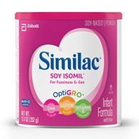 Similac Soy Isomil Abbott Nutrition 55963 Similac Soy Isomil For Fussiness & Gas Powder Infant Formula, 12.4 oz (EA/1)